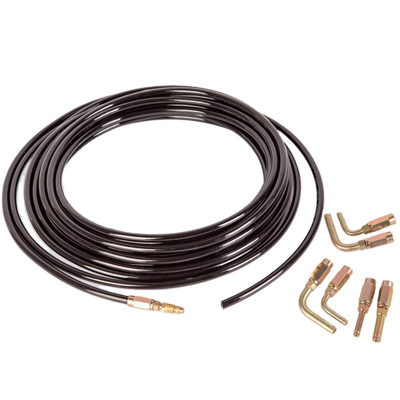 High Pressure Rubber Hose Pipe Hard Polypropylene Head Model Brake Hydraulic Trailer Tube Fittings Flexible Nylon Tube Hard Pipe